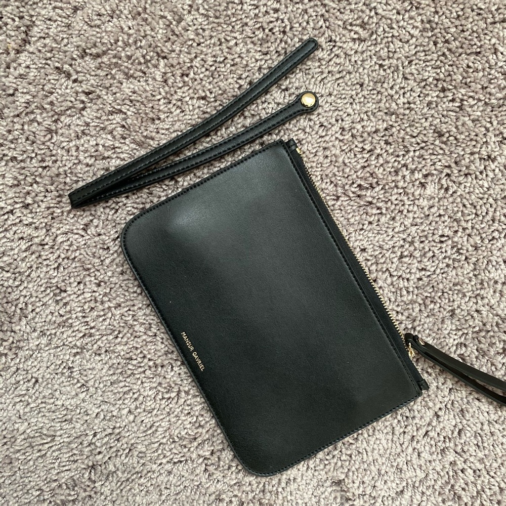 Mansur Gavriel Wallet - Black/Red